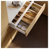 IKEA UPPDATERA (ИКЕА УППДАТЕРА) — Лоток для столовых приборов, светлый бамбук, 52x50 см — фото 7