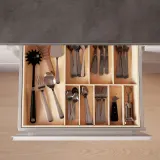 IKEA UPPDATERA (ИКЕА УППДАТЕРА) — Лоток для столовых приборов, светлый бамбук, 52x50 см — фото 8