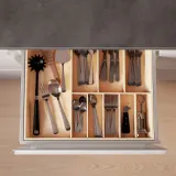 IKEA UPPDATERA (ИКЕА УППДАТЕРА) — Лоток для столовых приборов, светлый бамбук, 52x50 см — фото 3