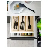 IKEA UPPDATERA (ИКЕА УППДАТЕРА) — Лоток для столовых приборов, светлый бамбук, 32x50 см — фото 5