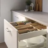 IKEA UPPDATERA (ИКЕА УППДАТЕРА) — Лоток для столовых приборов, светлый бамбук, 32x50 см — фото 3