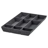 IKEA UPPDATERA (ИКЕА УППДАТЕРА) — Регулируемый органайзер для ящиков, серый, 40 см — фото 1