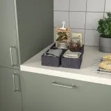 IKEA UPPDATERA (ИКЕА УППДАТЕРА) — Коробка, 3 шт, серый — фото 3