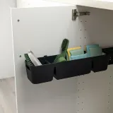 IKEA UPPDATERA (ИКЕА УППДАТЕРА) — Корзина с горкой, антрацит, 50x15x12 см — фото 2