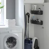 IKEA UPPDATERA (ИКЕА УППДАТЕРА) — Корзина с горкой, антрацит, 50x15x12 см — фото 4