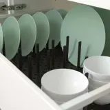 IKEA UPPDATERA (ИКЕА УППДАТЕРА) — Органайзер для ящиков, антрацит, 80 см — фото 2
