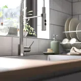 IKEA VIMMERN (ИКЕА ВИММЕРН) - Смеситель для кухни с распылителем, сталь — фото 5