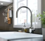 IKEA INSJÖN (ИКЕА ИНСЙÖН) - Смеситель для кухни, хром — фото 3