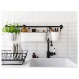 IKEA GLITTRAN (ИКЕА ГЛИТТРАН) - Смеситель для кухни, черный матовый металл — фото 2