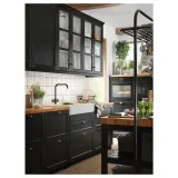 IKEA GAMLESJÖN (ИКЕА ГАМЛЕСЙÖН) - Смеситель, черный матовый металл — фото 4