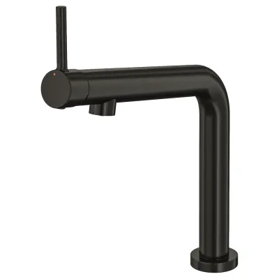 IKEA BOSJÖN  (ИКЕА БОСЙÖН)  -  Смеситель для кухни, черный матовый металл