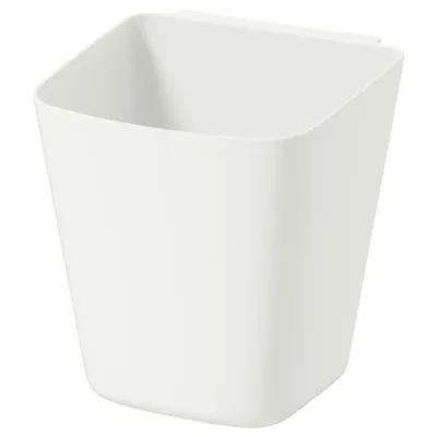 IKEA SUNNERSTA (ИКЕА СУННЕРСТА) — Контейнер, белый, 12x11 см