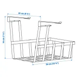 IKEA PÅLYCKE (ИКЕА ПОЛУКЕ) — Навесная корзина, 22x26x19 см — фото 5