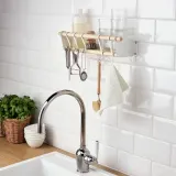 IKEA NEREBY (ИКЕА НЕРЕБЙ) — Крючок "s", белый — фото 3