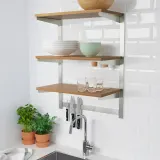 IKEA KUNGSFORS (ИКЕА КУНГСФОРС) — Подставка для ножей/листопад, нержавеющая сталь/ашмир — фото 2