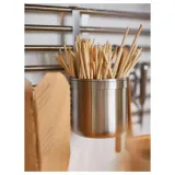 IKEA KUNGSFORS (ИКЕА КУНГСФОРС) — Контейнер, нержавеющая сталь, 12,0x26,5 см — фото 3