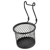 IKEA HULTARP (ИКЕА ХУЛТАРП) — Контейнер, черный/сетка, 14x16 см — фото 1