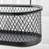 IKEA HULTARP (ИКЕА ХУЛТАРП) — Контейнер, черный/сетка, 31x16 см — фото 3
