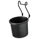 IKEA HULTARP (ИКЕА ХУЛТАРП) — Контейнер, черный, 14x16 см — фото 1