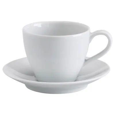 IKEA VÄRDERA (ИКЕА ВЭРДЕРА) — Кофейная чашка с блюдцем, белая, 20 мл