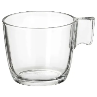 IKEA STELNA (ИКЕА СТЕЛНА) — Кружка, прозрачное стекло, 23 мл