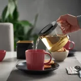 IKEA RIKLIG (ИКЕА РИКЛИГ) — Заварочный чайник, стекло, 0,6 л — фото 3
