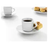 IKEA IKEA 365+ (ИКЕА ИКЕА 365+) — Чашка для эспрессо с блюдцем, белая, 6 мл — фото 2
