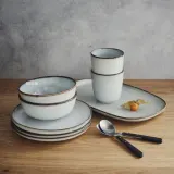 IKEA GLADELIG (ИКЕА ГЛАДЕЛИГ) — Кружка, серая, 30 мл — фото 5