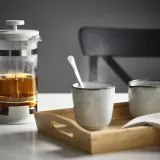 IKEA GLADELIG (ИКЕА ГЛАДЕЛИГ) — Кружка, серая, 30 мл — фото 2