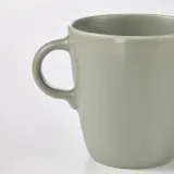 IKEA FÄRGKLAR (ИКЕА ФЭРГКЛАР) — Кружка, матовая зеленая, 37 мл — фото 2