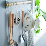 IKEA VARDAGEN (ИКЕА ВАРДАГЕН) — Лопатка для вока, нержавеющая сталь/бук, 36 см — фото 3