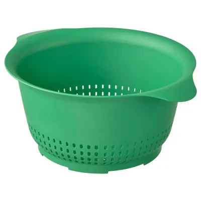 IKEA UPPFYLLD (ИКЕА УППФЙЛЛД) — Дуршлаг, ярко-зеленый, 24 см