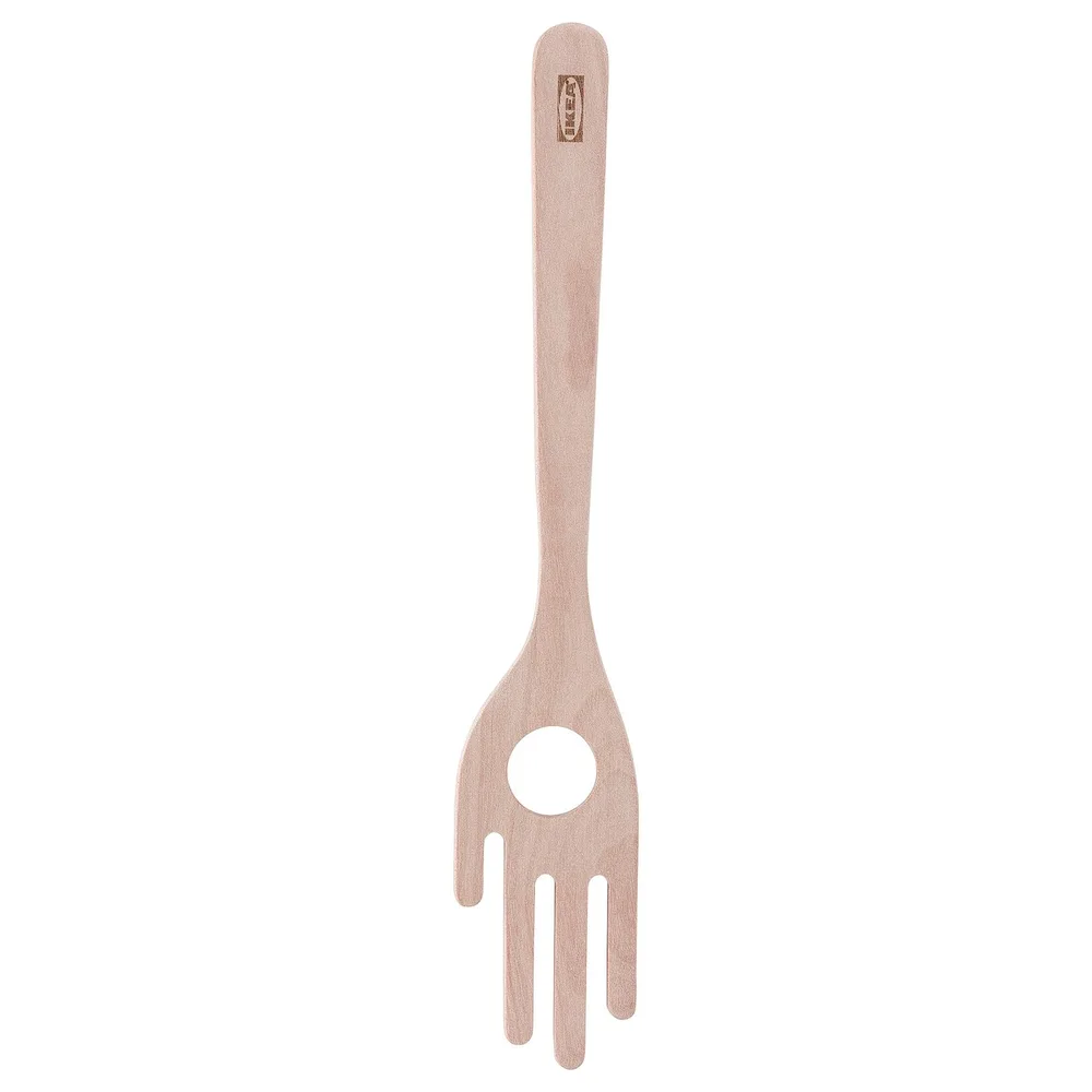 IKEA STRÅLFENA (ИКЕА СТРОЛФЕНА) — Ложка для макарон, массив березы, 30 см