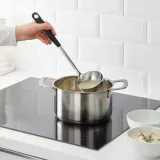 IKEA IKEA 365+ HJÄLTE (ИКЕА ИКЕА 365+ ХЙЭЛТЕ) — Половник для супа, нержавеющая сталь/черный — фото 2