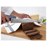 IKEA VÖRDA (ИКЕА ВОРДА) — Нож для хлеба, черный, 23 см — фото 2