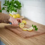IKEA TIGERBARB (ИКЕА ТИГЕРБАРБ) — Набор ножей, 3 шт, серо-бирюзовый — фото 3