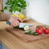 IKEA TIGERBARB (ИКЕА ТИГЕРБАРБ) — Набор ножей, 3 шт, серо-бирюзовый — фото 4