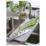IKEA LILLHAVET (ИКЕА ЛИЛЛХАВЕТ) — Разделочная доска, светло-серый, 48x17 см — фото 4