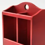 IKEA HAVSMAL (ИКЕА ХАВСМАЛ) — Блок для ножей, коричневый и красный — фото 5