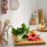 IKEA APTITLIG (ИКЕА АПТИТЛИГ) — Мясной блок, бамбук, 45x36 см — фото 4
