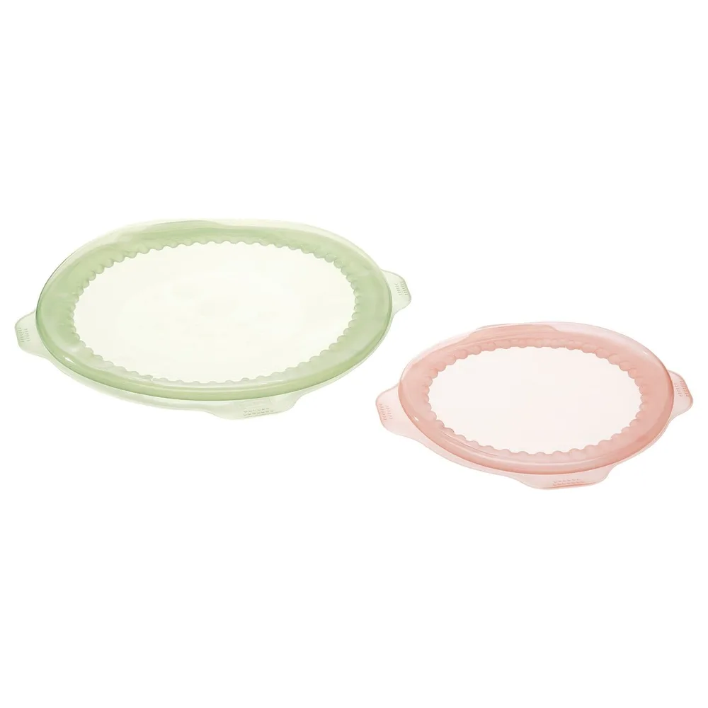 IKEA ÖVERMÄTT (ИКЕА ОВЕРМЭТТ) — Крышка для продуктов, комплект. 2 шт, силикон