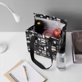 IKEA FLADDRIG (ИКЕА ФЛАДДРИГ) — Сумка для ланча, серый дизайн, 25x16x27 см — фото 4