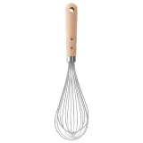 IKEA VARDAGEN (ИКЕА ВАРДАГЕН) — Закругленный венчик, нержавеющая сталь/бук, 30 см — фото 1