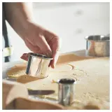 IKEA LÄTTBAKAD (ИКЕА ЛЭТТБАКАД) — Ножницы для печенья, 5 шт, серебристые — фото 3
