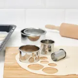 IKEA LÄTTBAKAD (ИКЕА ЛЭТТБАКАД) — Ножницы для печенья, 5 шт, серебристые — фото 4