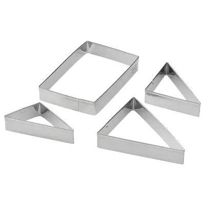 IKEA LÄTTBAKAD (ИКЕА ЛЭТТБАКАД) — Ножницы для печенья, 4 шт., нержавеющая сталь