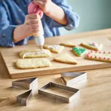 IKEA LÄTTBAKAD (ИКЕА ЛЭТТБАКАД) — Ножницы для печенья, 4 шт., нержавеющая сталь — фото 3