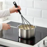 IKEA IKEA 365+ HJÄLTE (ИКЕА ИКЕА 365+ ХЙЭЛТЕ) — Закругленный венчик, нержавеющая сталь/черный — фото 2
