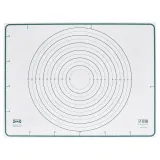 IKEA BAKTRADITION (ИКЕА БАКТРАДИТИОН) — Силиконовый коврик, белый/бирюзовый, 61x46 см — фото 2