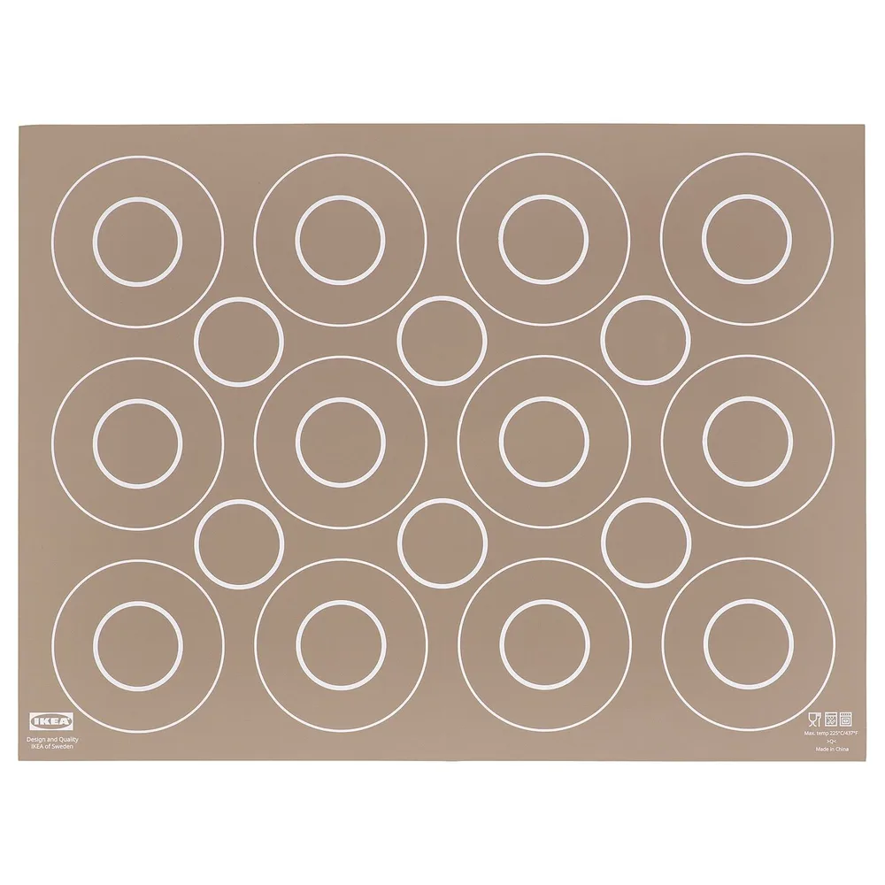 IKEA BAKTRADITION (ИКЕА БАКТРАДИТИОН) — Силиконовый коврик, бежевый, 41x31 см